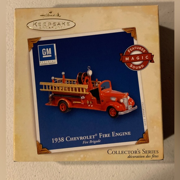 Hallmark Holiday 205 938 Chevrolet Fire Engine 3rd In Fire Brigade